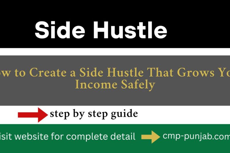 How to Create a Side Hustle That Grows Your Income Safely