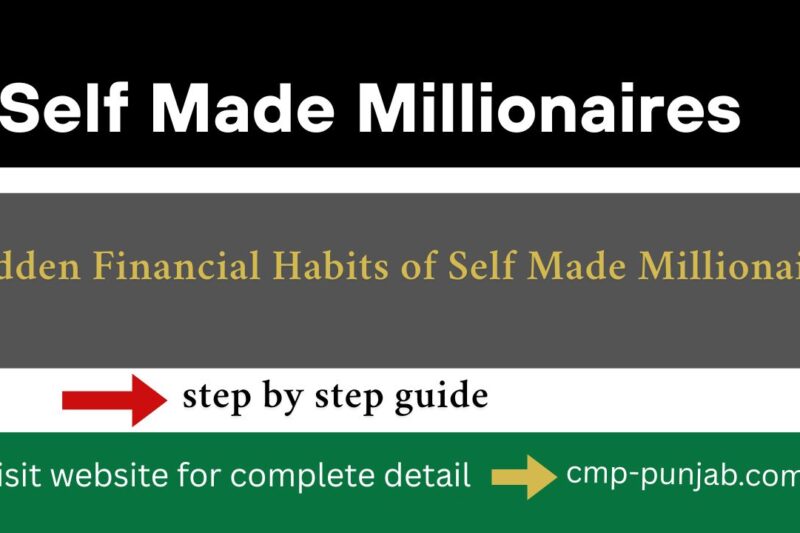 The Hidden Financial Habits of Self Made Millionaires
