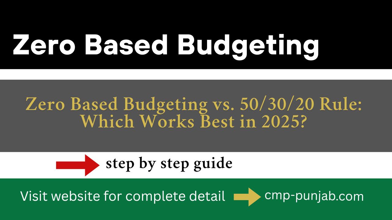Zero Based Budgeting vs. 50/30/20 Rule